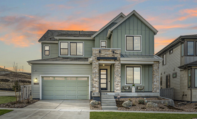 Marlow Model Home Exterior